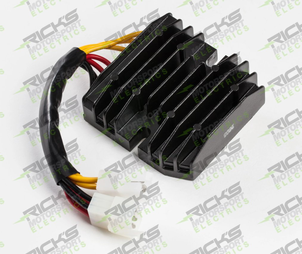 Rick's Motorsports Electrics Universal Style Hot Shot Series Rectifier-Regulator for Suzuki V-Strom 1000 '60-20, TL1000R,S '97-09 Rick's Motorsports Electrics Universal Style Hot Shot Series Rectifier-Regulator for Suzuki V-Strom 1000 '60-20, TL1000R,S '97-09